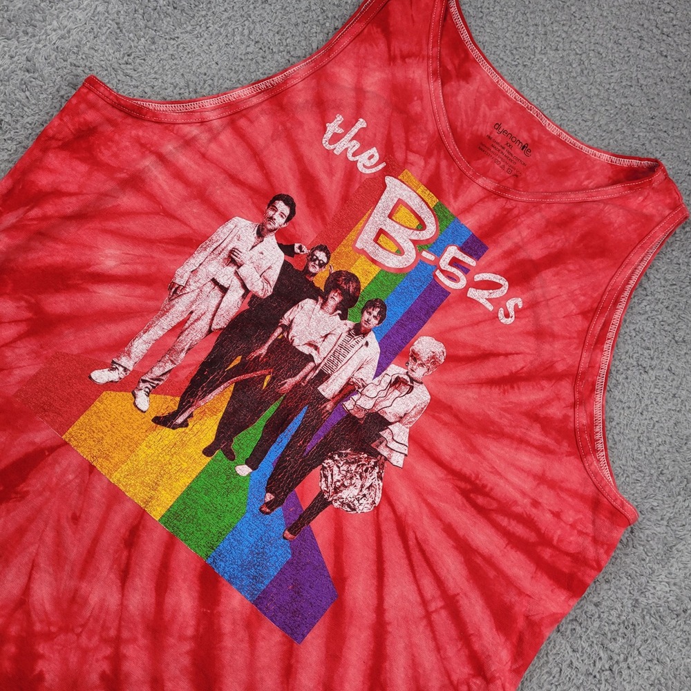 The‎ B-52s Band Graphic Tie Dye Tank Top XXL